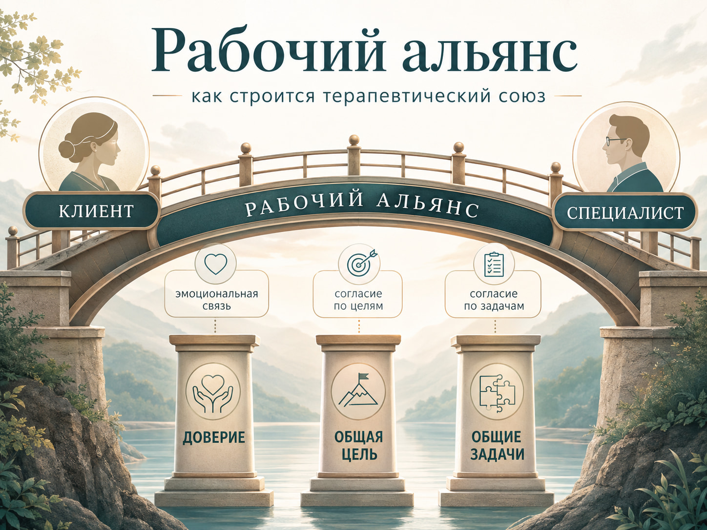 рабочий альянс клиент терапевтические отношения
