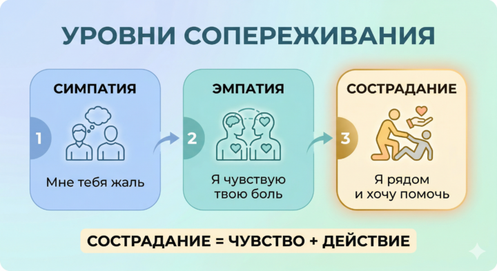 как проявить сострадание