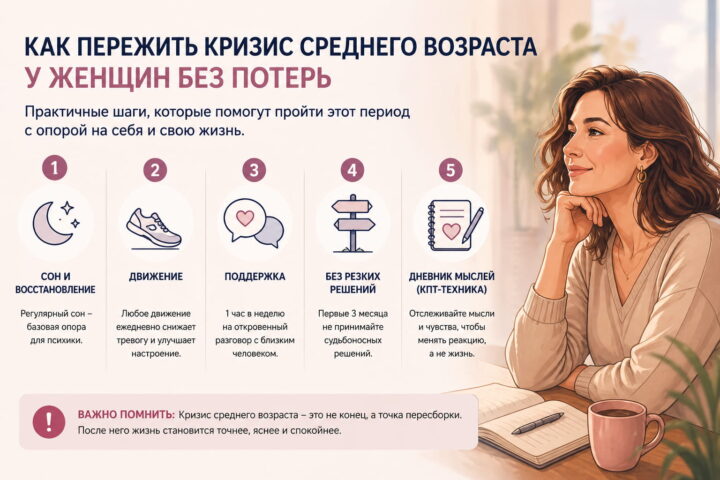Когда кризис среднего возраста у женщин: признаки, сроки и как пережить его без потерь