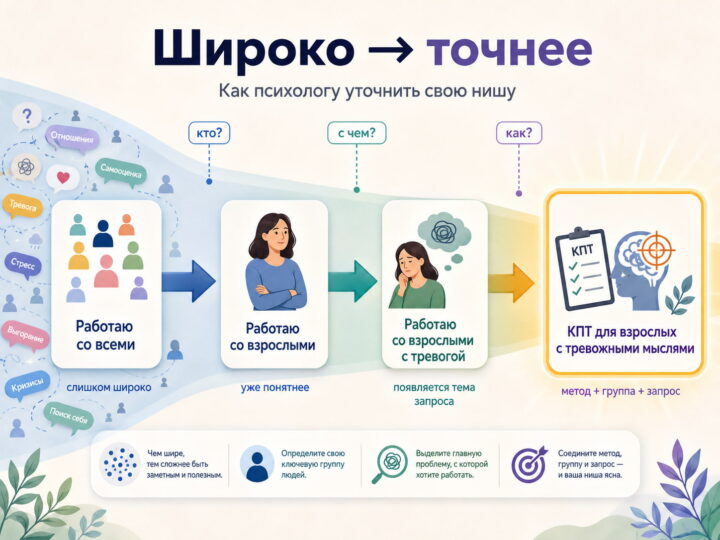 ниши психологии
