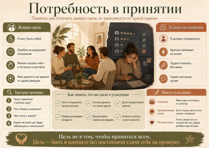 потребность в принятии это
