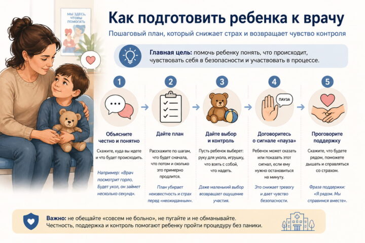 ребенок боится боли