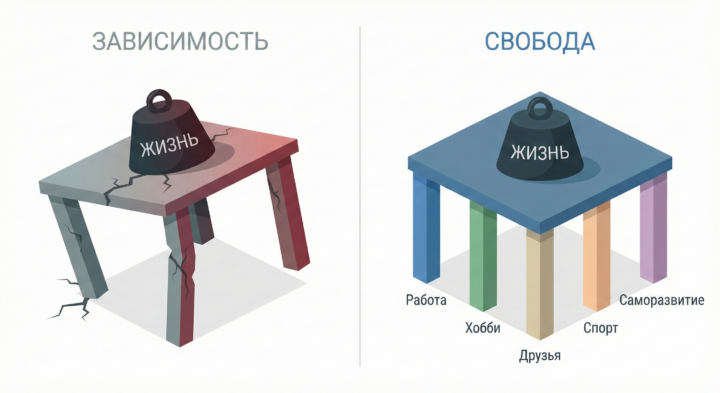 как перестать быть зависимым от человека