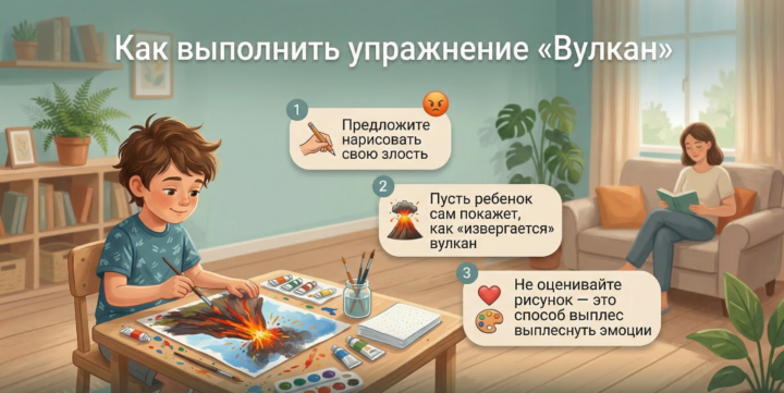 упражнение вулкан